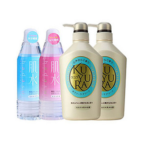 可悠然 美肌沐浴露恬静清香 550ml*瓶+肌水400ml*2瓶 101元包邮(106-5券)