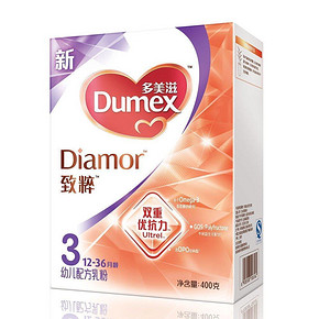 Dumex 多美滋 致粹幼儿配方乳粉 3段400g 25元