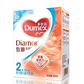 多美滋 致粹新护较大婴儿配方乳粉 2段 400g  25元