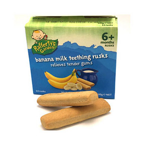 Rafferty’s Garden 婴幼儿磨牙棒 香蕉牛奶味 100g 折5.5元(99选20+税)