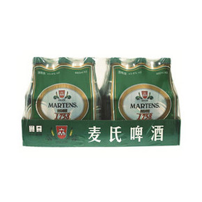 MARTENS 麦氏 1758 10°P 醇厚啤酒 660ml*24瓶 64元
