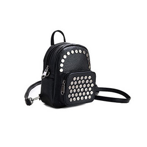 公举小背包# 尼雯卡 铆钉PU皮迷你双肩包 29元包邮(39-10券)