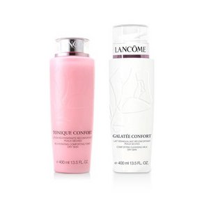 组合好价# 兰蔻 玫瑰粉水400ml+卸妆乳400ml  419元(459-40券)