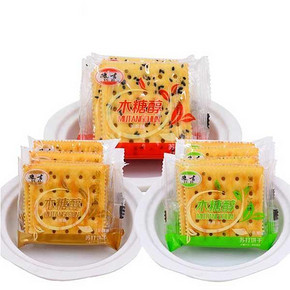 前5分钟# 豫吉 苏打饼干 3种口味 1500g*2件 34.2元包邮(22.8,第二件半价)