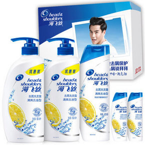 海飞丝 去屑洗发露500ml*2瓶+ 400ml+ 80ml*2瓶   89.9元
