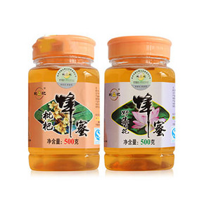 鲍记 农家百花蜂蜜500g+ 枇杷蜂蜜500g 19.9元(49-29)