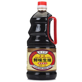 老才臣 鲜味生抽 1.28L 折10元(19.9，2件5折)