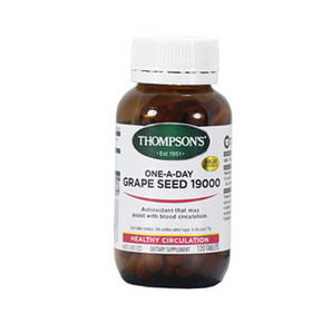 抗氧化圣品# Thompson's 葡萄籽精华 120粒 89元(99+10-20)