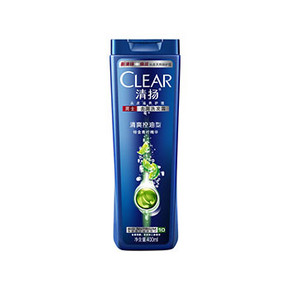 CLEAR 清扬 男士洗发露 清爽控油型 400ml 折25.5元(50.49，199-100)