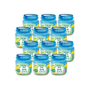 Heinz 亨氏 甜嫩玉米泥 1段 113g*12瓶 折45.2元(52.68，99-15)