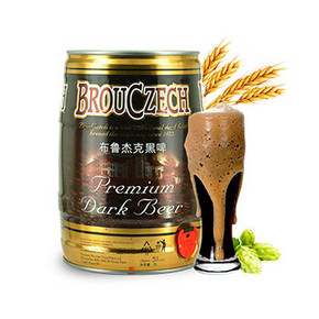 捷克进口啤酒 Brouczech 布鲁杰克 黑啤酒 5L 59元