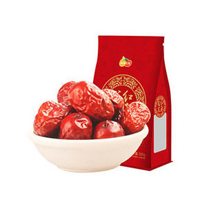 西域美农 若羌红枣 500g 赠同款500g 折22.6元(37.99，177-77)