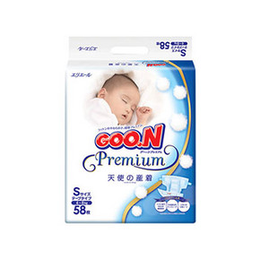 日本 GOO.N 大王 天使系列 纸尿裤 S58片 110.7元包邮(99+11.7)