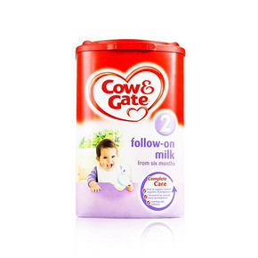 英国 Cow&Gate牛栏 婴儿奶粉二段 900g*2罐 178元包邮(338-160)