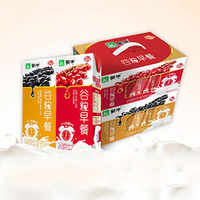 前5分钟# 蒙牛 早餐奶 红谷+黑谷组合 250ml*12盒*2箱 44元包邮(54-10)