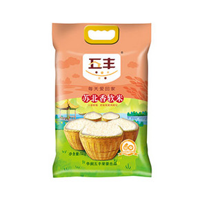 限地区# 五丰 苏北大米 香软米 5kg 29.9元