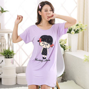 宽松舒适# 乐芬得 夏季宽松睡裙 29元包邮(129-100券)