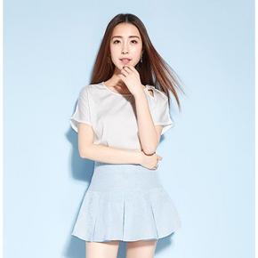 夏日百搭# 香影 圆领修身蝙蝠袖上衣 39元包邮(59-20券)