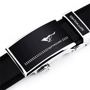 七匹狼 男士自动扣商务真皮皮带 29元包邮(59-30券)