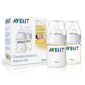 飞利浦 新安怡 SCF660/27 宽口径PES奶瓶125ml*2只 79元(109-30)