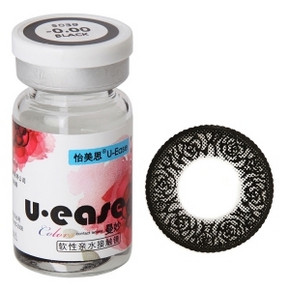 怡美思 曼妙丝缎小玫瑰 年抛型彩色隐形眼镜 5色可选 28元包邮