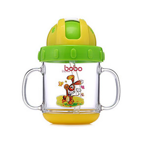限地区# bobo 乐儿宝 宝宝学饮杯防漏喝水杯 180ml 29元