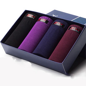 美嘉瑞 男士平角内裤 4条装 16.8元包邮(26.8-10券)