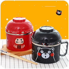 部长出动啦# 默默爱 日式304不锈钢泡面碗 券后19.8元包邮