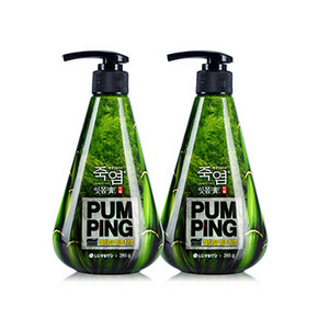 LG 竹盐 按压式牙膏 285g*2瓶  54.8元包邮(74.8-20券)