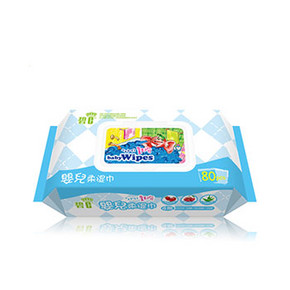 英国碧c 婴儿手口带盖湿纸巾 80抽*5件 19.9元包邮(24.9-5券)