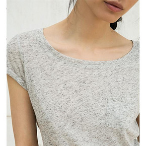简约风尚#Bershka BSK  带口袋女T恤衫 49元