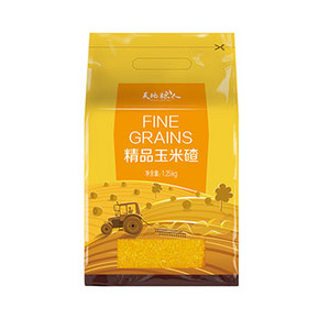 天地粮人 精品 玉米碴 1250g 8.9元(可2件8折)
