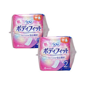 日本 Unicharm 苏菲 贴身干爽透气 日用 21cm*30片*2包 44.3元(39+5.3)