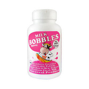milk bobbles 学生/成人高钙奶片 草莓口味 180粒 9.3元(7.7+1.6)