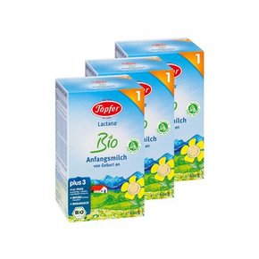 特福芬 德国本土有机婴儿配方奶粉 1段 600g*3盒装 296.7元(283-20+33.7)