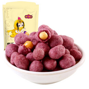 楼兰蜜语 休闲紫薯花生 190g 4.9元(可177-77)