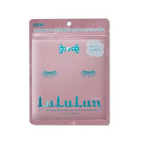 LuLuLun 粉色弹力保湿补水面膜 7枚装 14点 29.9元(2件包邮)