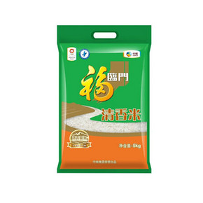 中粮出品 福临门 粳米 清香大米 5kg 折24.9元(29.9，99-20)