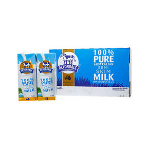 限地区# 澳洲进口 Devondale 德运 部分脱脂牛奶 1L*10盒 69元