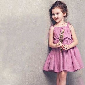 不一young 女童雪纺吊带百褶拼接连衣裙 2件 59.9元包邮(79.8-19.9)