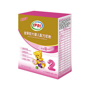 限地区# 伊利 金装 较大婴儿配方奶粉 2段 400g 19.9元