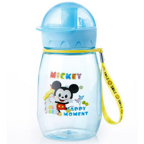 Disney 迪士尼 儿童嘟嘟Q水杯 蓝色 230ml 9.9元