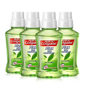 高露洁 漱口水 贝齿清新茶健250ml*4 39.9元