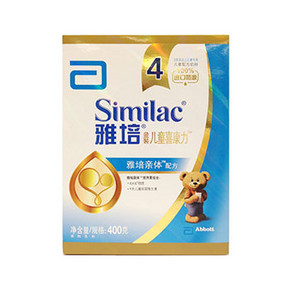 Abbott 雅培 亲体 金装 喜康力儿童配方奶粉 4段 400g 39元