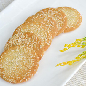 前10分钟# 张三芝麻糕 香脆芝麻薄饼188g*4盒加送188g 25.8元(35.8-10)