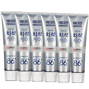 MEDIAN 麦迪安 86牙膏 120ml*6支 55.7元(49+6.7)