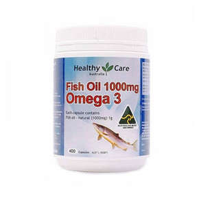 Healthy Care 鱼油胶囊 1000mg*400粒 75元(67+8)