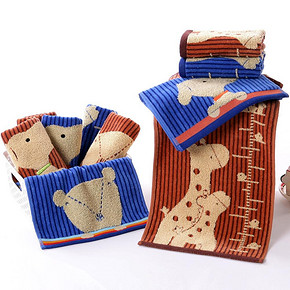 前1分钟半价# 金号 卡通纯棉小毛巾 4.5元包邮(8.9-4.4)