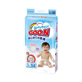日本 GOO.N 大王 维E系列 婴儿纸尿裤 L54片 77.9元(69+8.9)