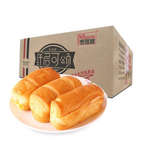 麦得隆 夹心面包800g+手撕面包800g 29.8元包邮(39.8-10券)